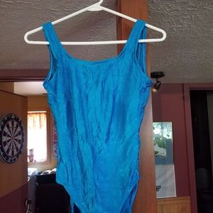 Jantzen swimsuit turquoise size 12 in GREAT shape!
